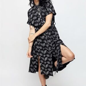 Disturbia Mortmoth Midi Shirt Dress